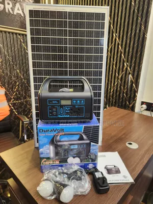Powerful 150w Solar Generator With Panel and 2 Bulb