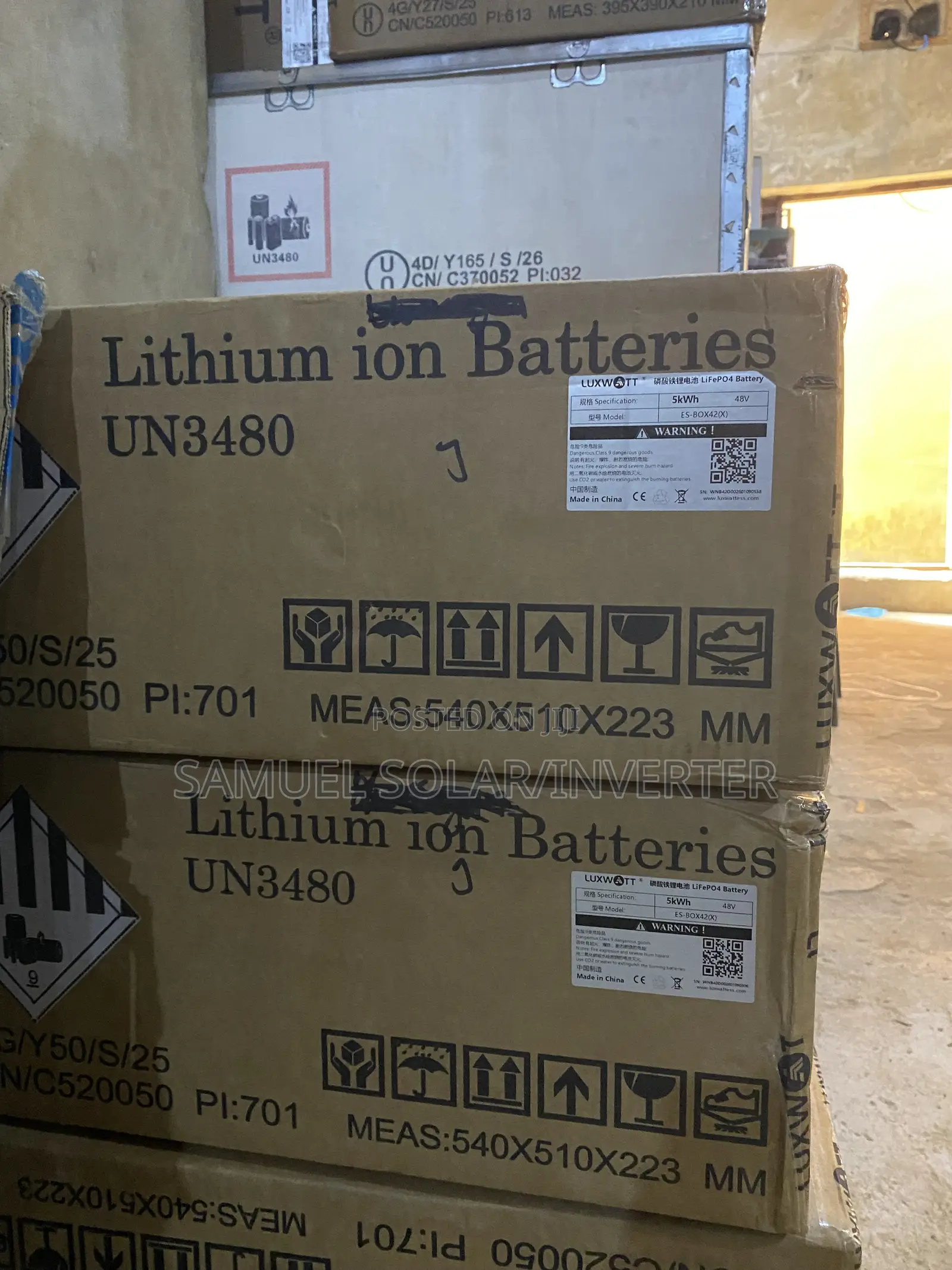 Luxwatt Lithium Battery 5kwh/48v