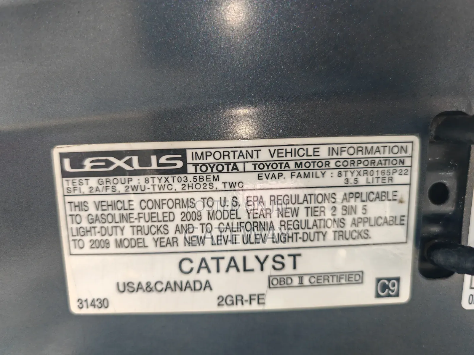 Lexus RX 2009 Gray