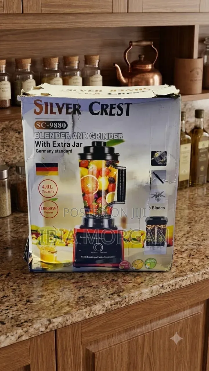 Silver Crest Blender 10000w, 4 Litres