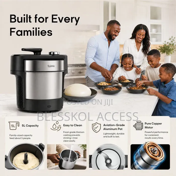 Syinix Swallow Maker Pro All-Purpose Fufu Machine