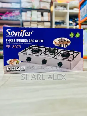 Sonifer Three Burner Gas Stove