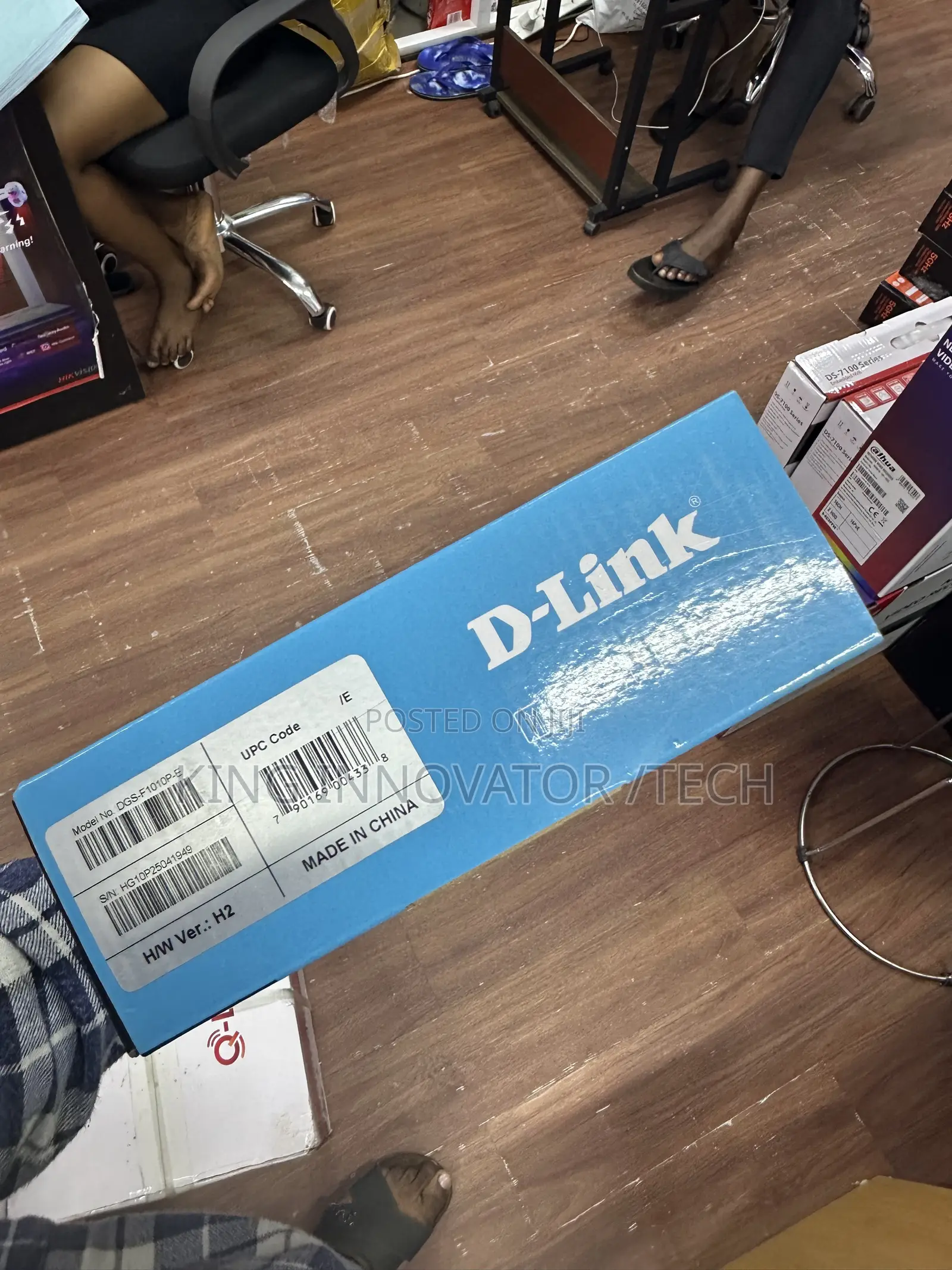 D-Link 10-Port Gigabit Long Range PoE+ Surveillance Switch
