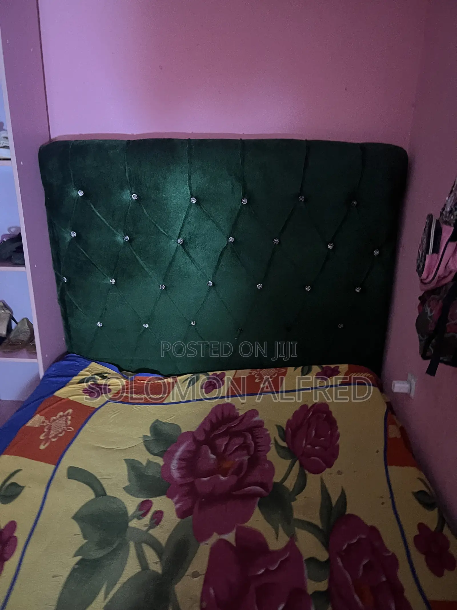 Bed Frame Green Color