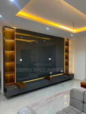 Modern TV Wall Unit Console | Custom Furniture