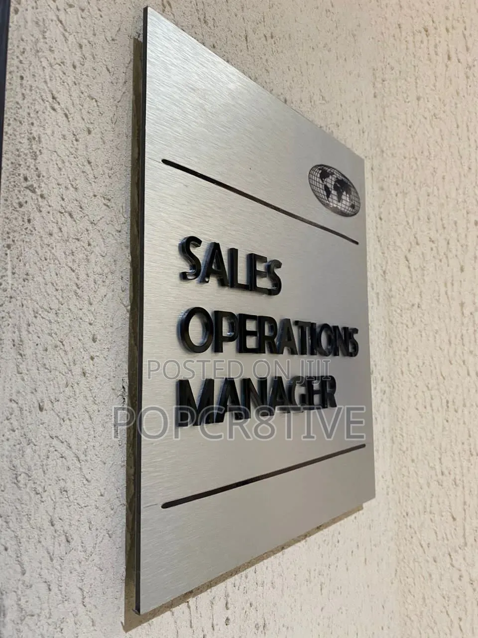 Stainless Wall Sign