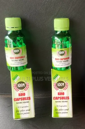 Adom Koo Bitters, Capsules and Mixtures.