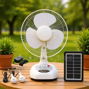 Rechargeable Solar Table Fan
