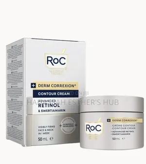 RoC Derm Correxion Retinol Contour Cream for Face,Neck Jawline, Lift