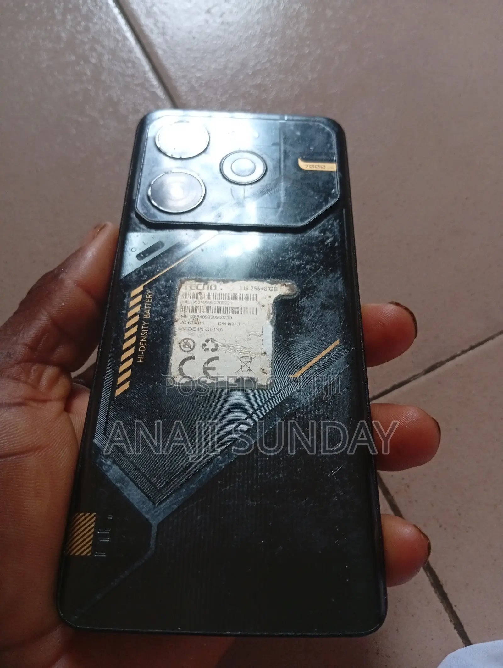 Tecno Pova 6 Neo 256 GB Black