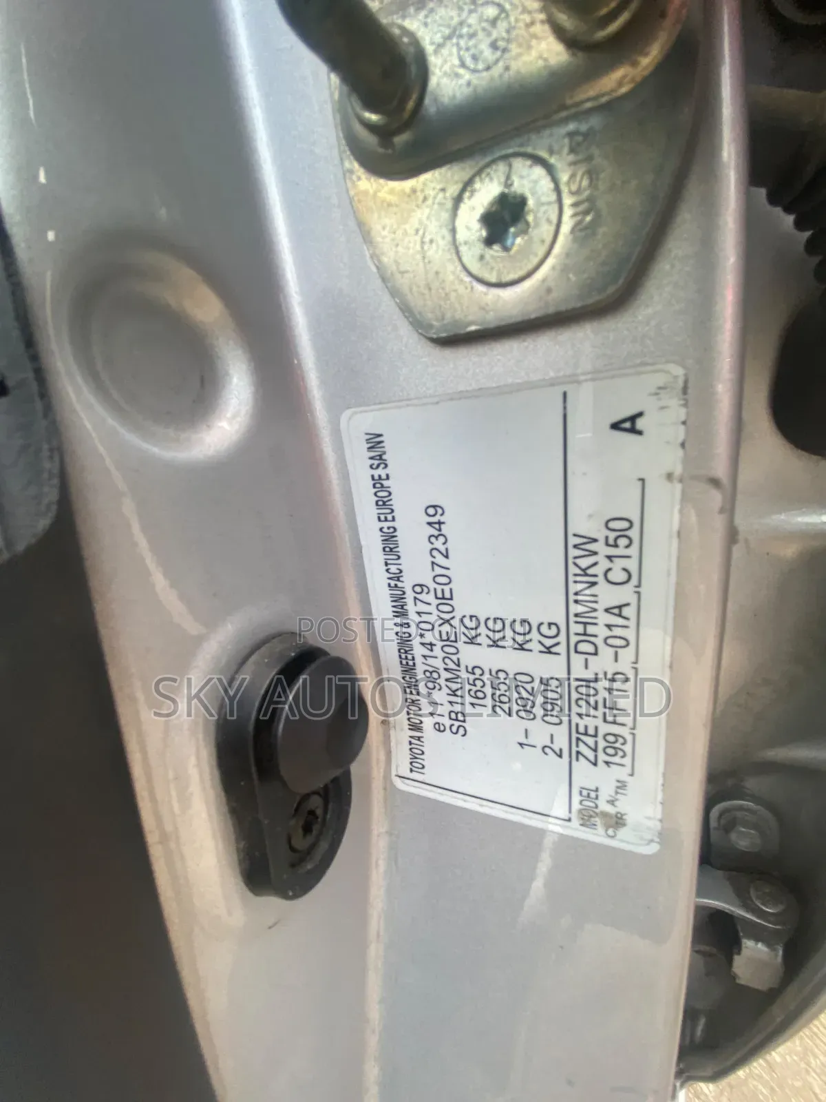 Toyota Corolla 2003 Silver