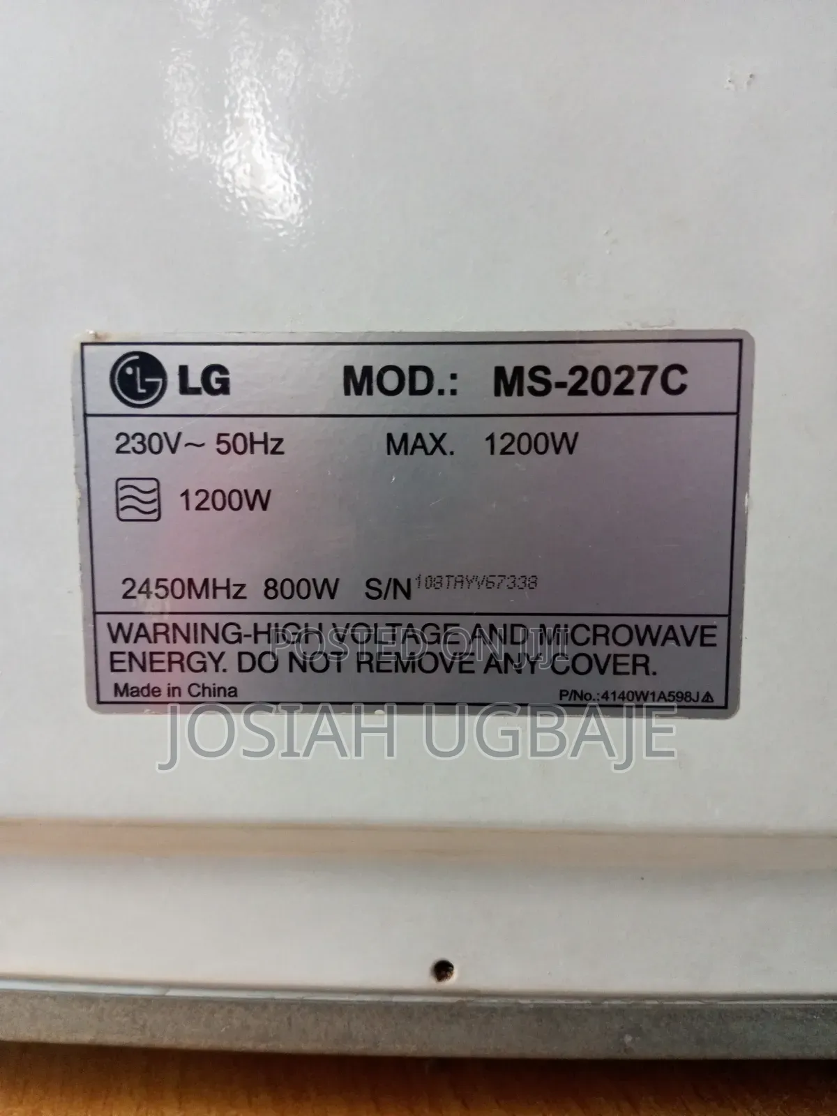 LG Microwave