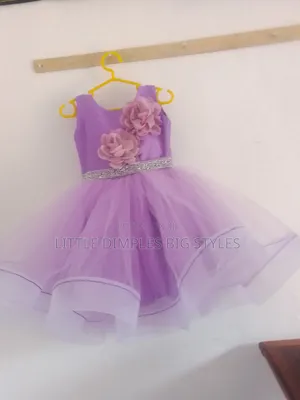 Lavender Purple Tutu Ball Dress for Church and Birthday Party