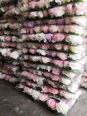 Rose Pink Flower Mat
