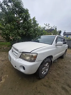 Toyota Highlander Limited V6 4x4 2004 White