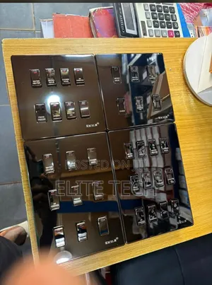 Modern 8-Gang Wall Switch / Modular Grid Switch Panel