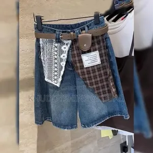 Denim Vintage Shorts for Women