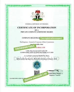 Company Registration in Nigeria