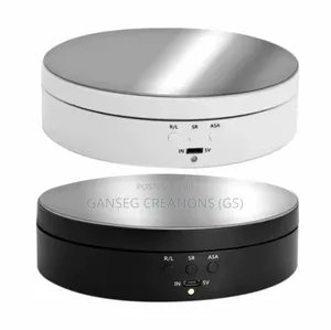 3 Speeds Rotating Turntable 360° Electric Base Jewelry Display