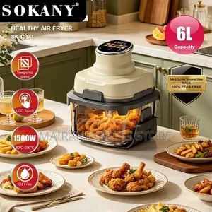 6L Glass Sokany Digital Airfryer T2mm7