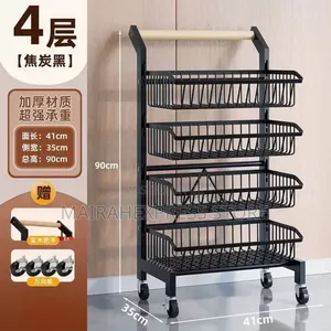 Multi Purpose Kitchen Trolley Storage Organizers 
4Layers 