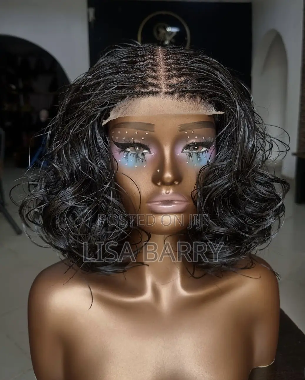 French Curls Braided Wig