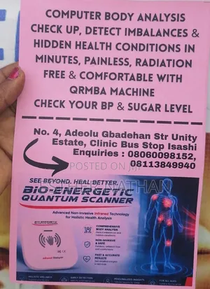 Computer Body Analysis Check Up