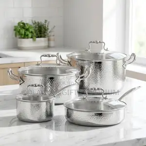 8pcs Stainless Steel Pot