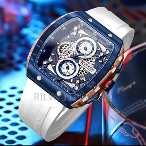 Curren Abrasion Glass Silicone Strap