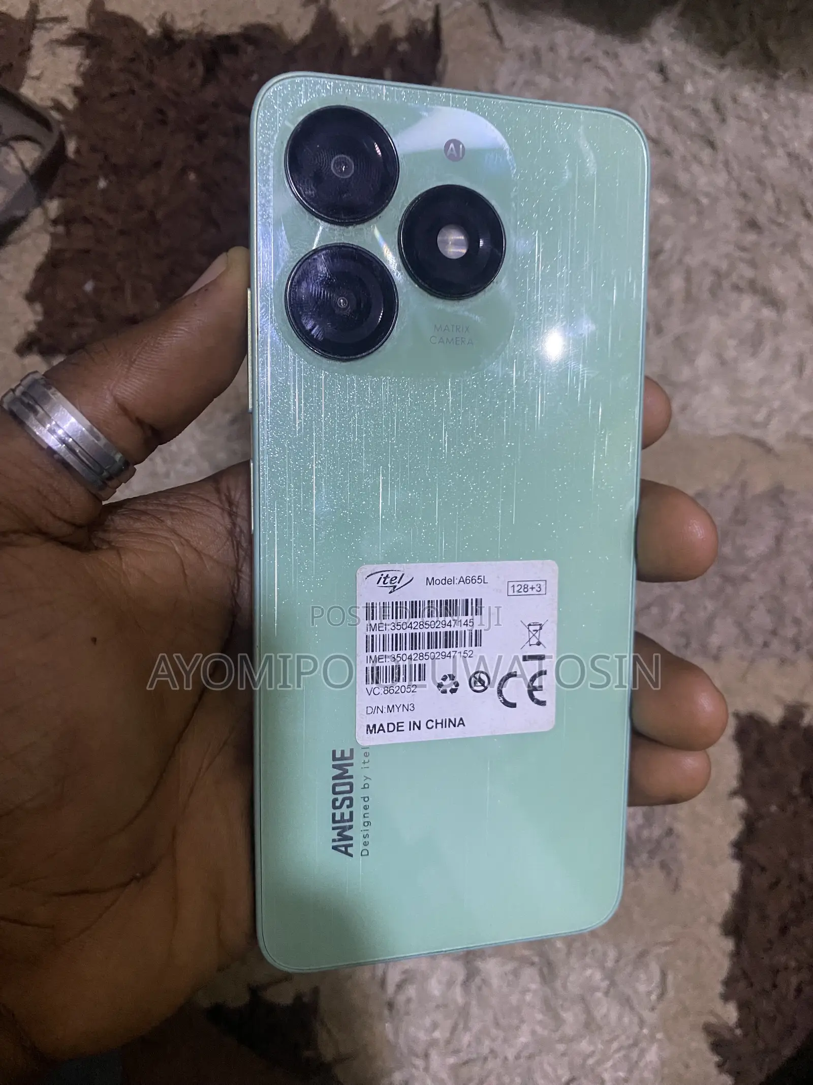 Itel A70 128 GB Green