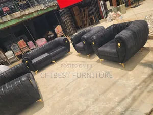 Sitting Room Sofa Fabric Chairs by 7 Seaters
