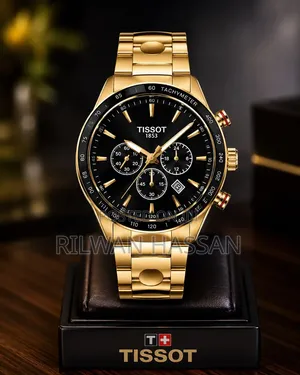 Tissot Tachymeter Gold Stainless Steel Chain