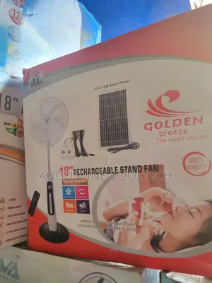 Brand New Rechargeable Fan With Solar Panels and Bulbs