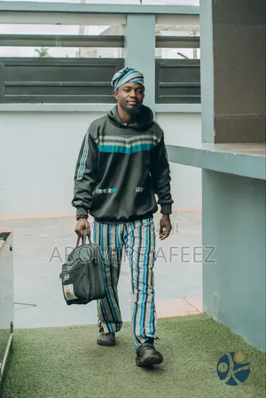 Aso Oke Hoodie, Cap Pant
