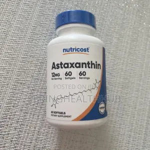Astaxanthin 12mg, 60 Softgels (2 Month Supply), Gluten Free
GMO-Free