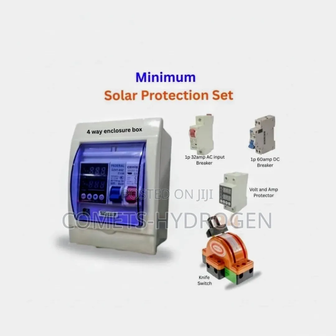 Minimum Essential Solar System Protection Set Enclosure Box All in 1