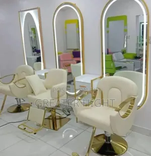 Saloon Chair/Mirror and Trolley
