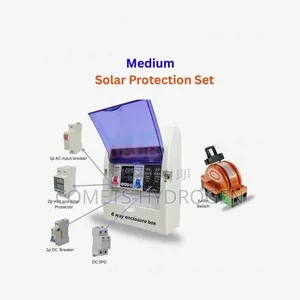Complete Medium Solar Protection Set Panel Box With Knife Switch Combo