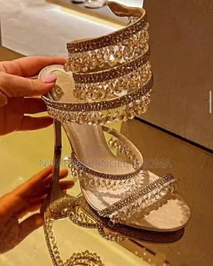 Luxury Crystal Spiral Heels
