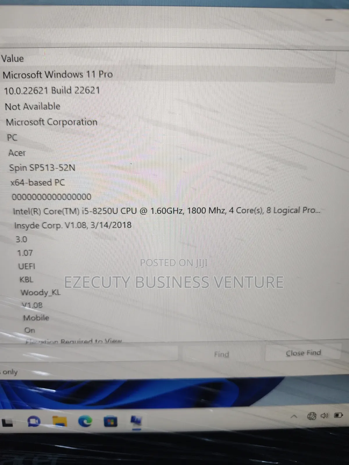 Laptop Acer Spin 513 8GB Intel Core i5 SSD 256GB