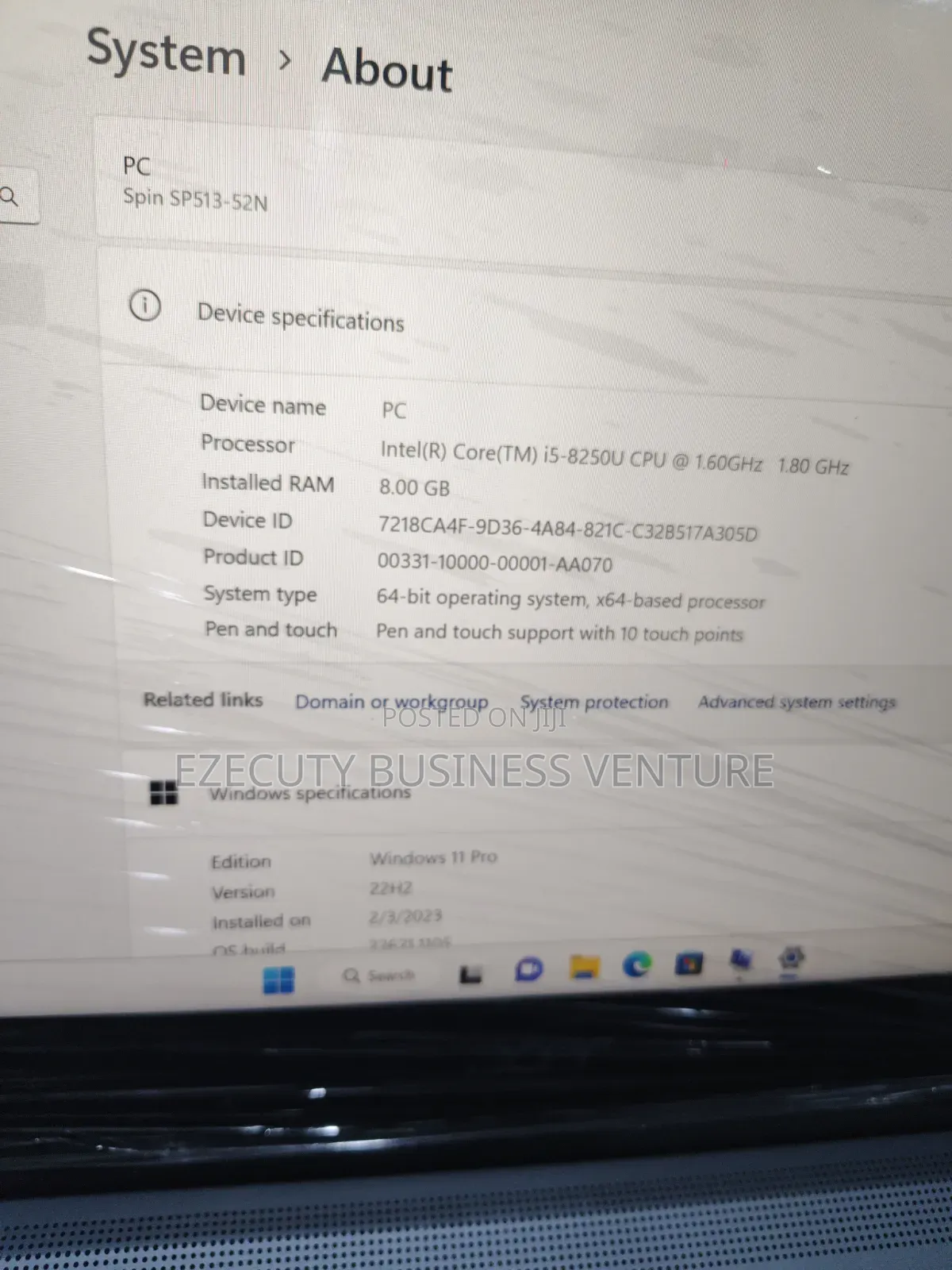 Laptop Acer Spin 513 8GB Intel Core i5 SSD 256GB