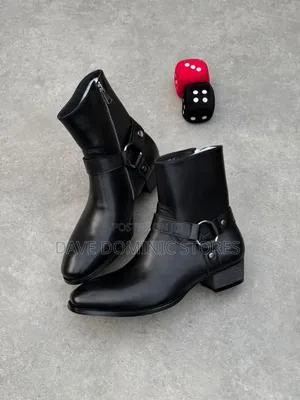 Original Ankle Heeled Leather Boot Available