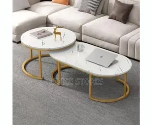 Real Marble a and B Center Table 100CM