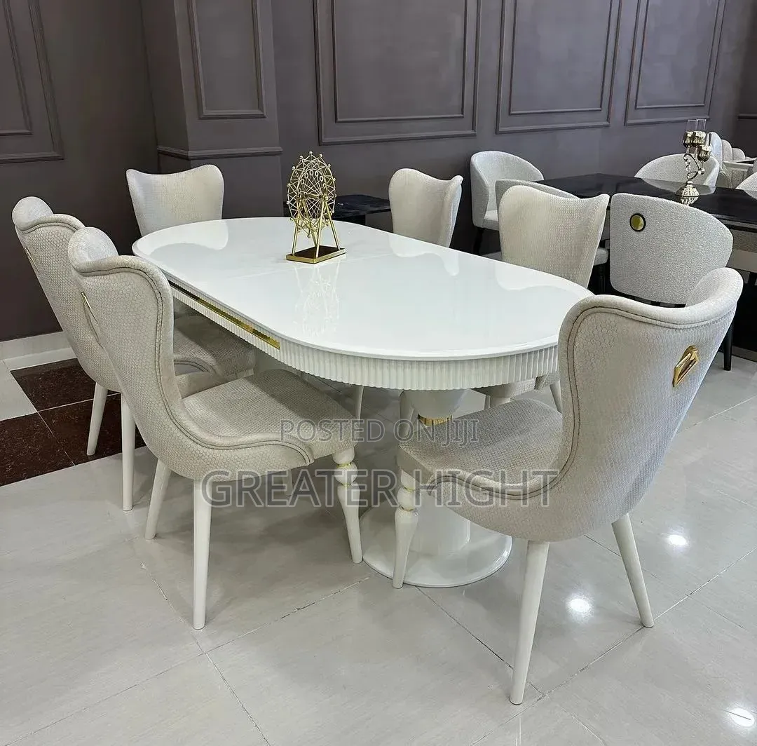 Luxury Dining Table Set 6 Seaters