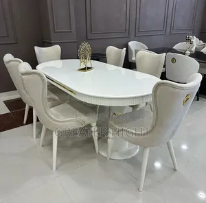 Luxury Dining Table Set 6 Seaters