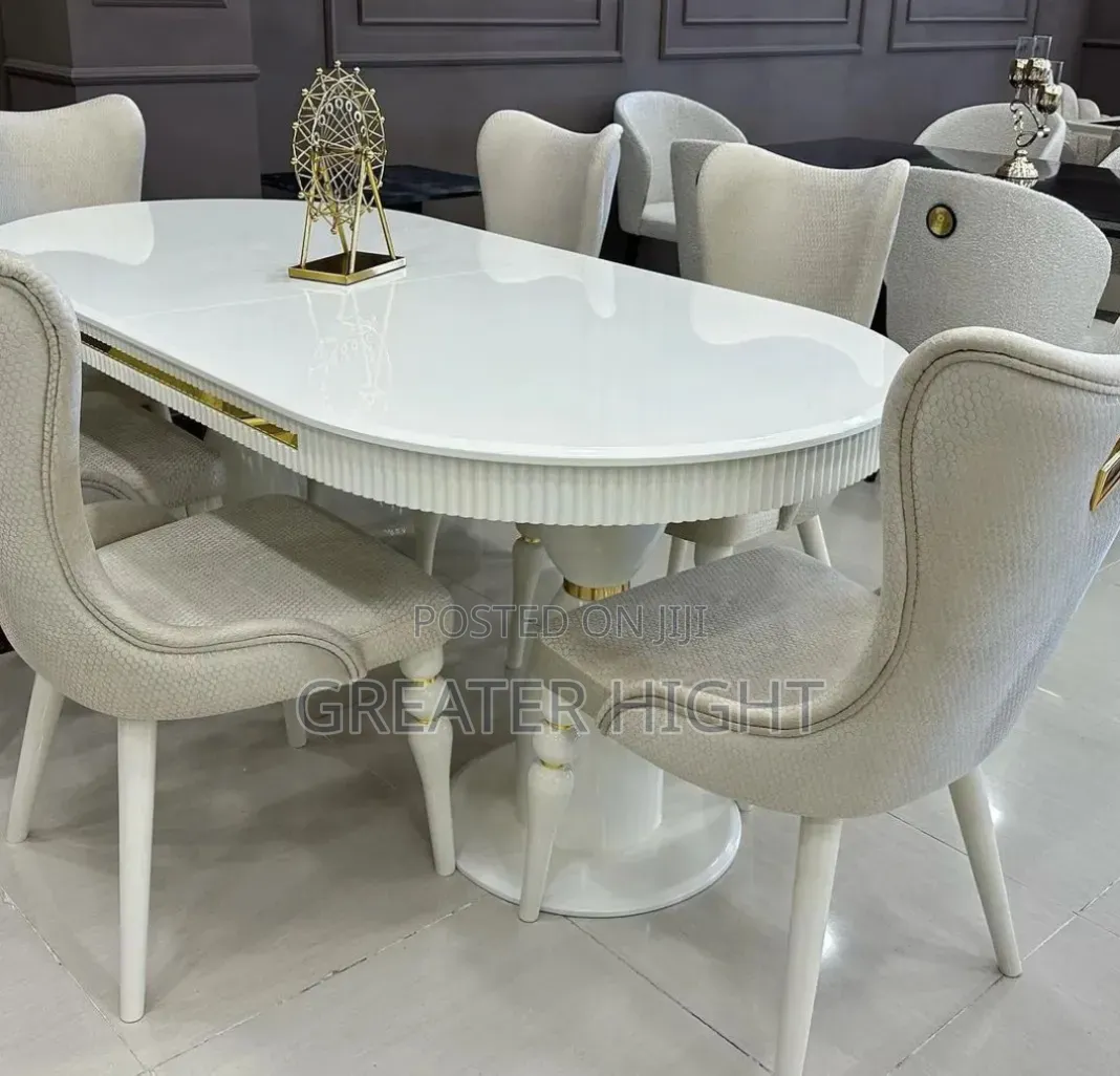 Luxury Dining Table Set 6 Seaters
