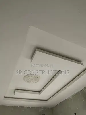 Modern Gypsum Ceiling Installation