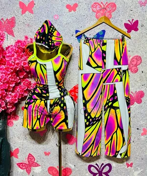 4-in-1 Women's Nightwear Set - Cami Top + Shorts + Trouser + Bonnet