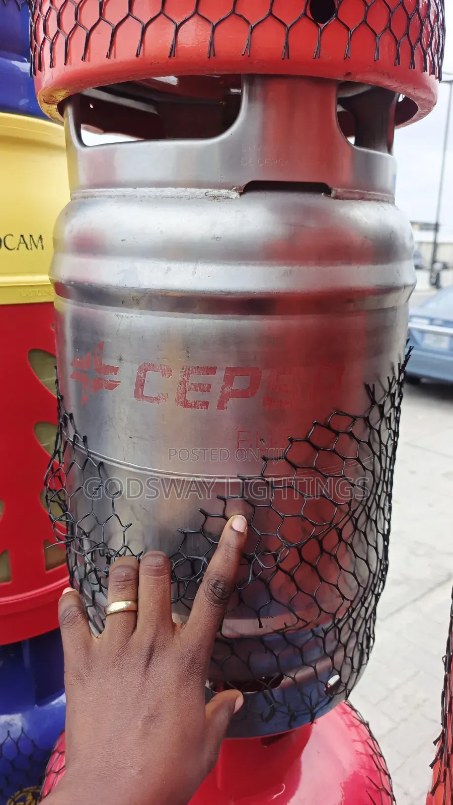 Stainless 12.5 Gas Cylinder