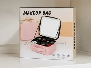 LED Makeup Bag With Built-in Mirror